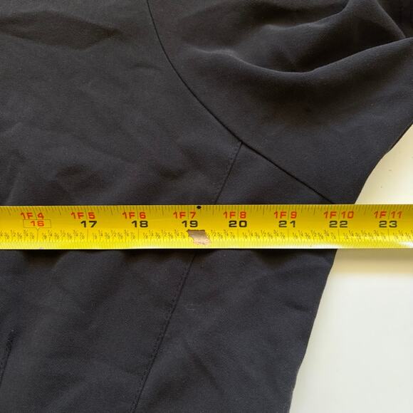 Aero Wonderwink Scrub Top Women's XL Black Short Sleeve V-Neck Flex Back - Picture 7 of 12